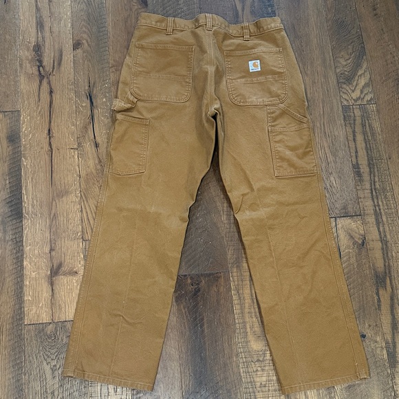 Carhartt Men's Brown Work Pants - Picture 5 of 8